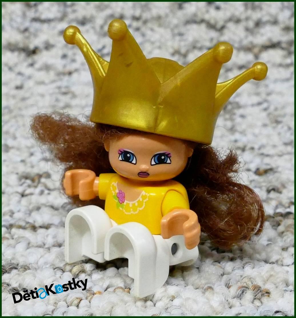 Lego® Duplo® Figurka Princezna s Vlasy a Korunou