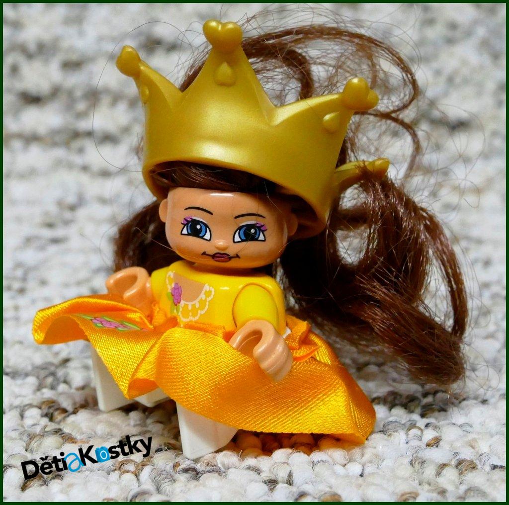 Lego® Duplo® Figurka Princezna s Vlasy, Korunou a Šaty