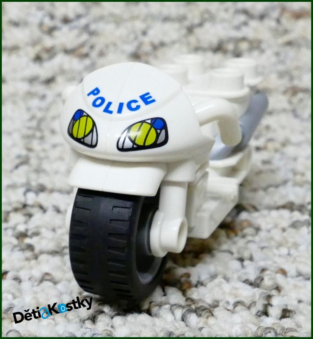 Lego® Duplo® Policejní Motorka Bílá