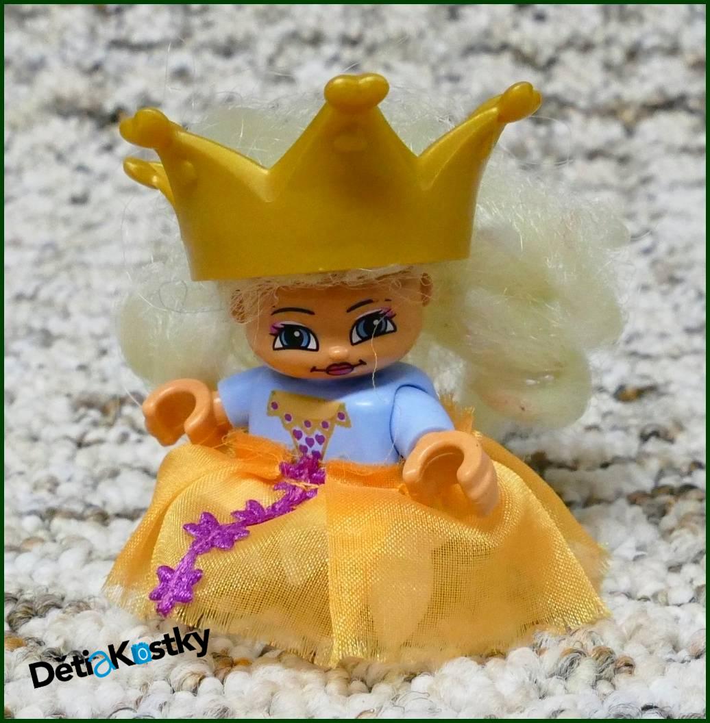 Lego® Duplo® Figurka Princezna s Vlasy, Korunou a šaty