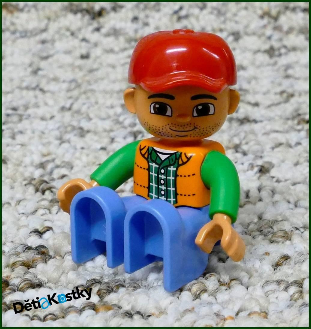 Lego® Duplo® Figurka Strojvedoucí Nákladní Lokomotivy