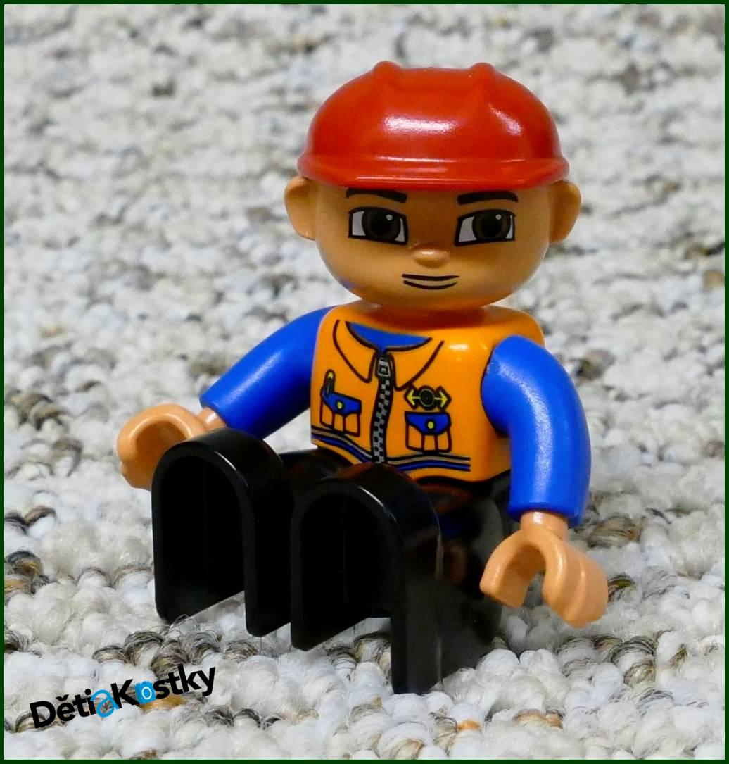 Lego® Duplo® Figurka Posunovač - Červená Přilba