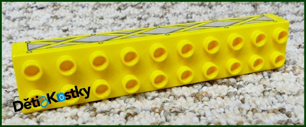 Lego® Duplo® Kostka 2x10 Část Ramena Jeřábu