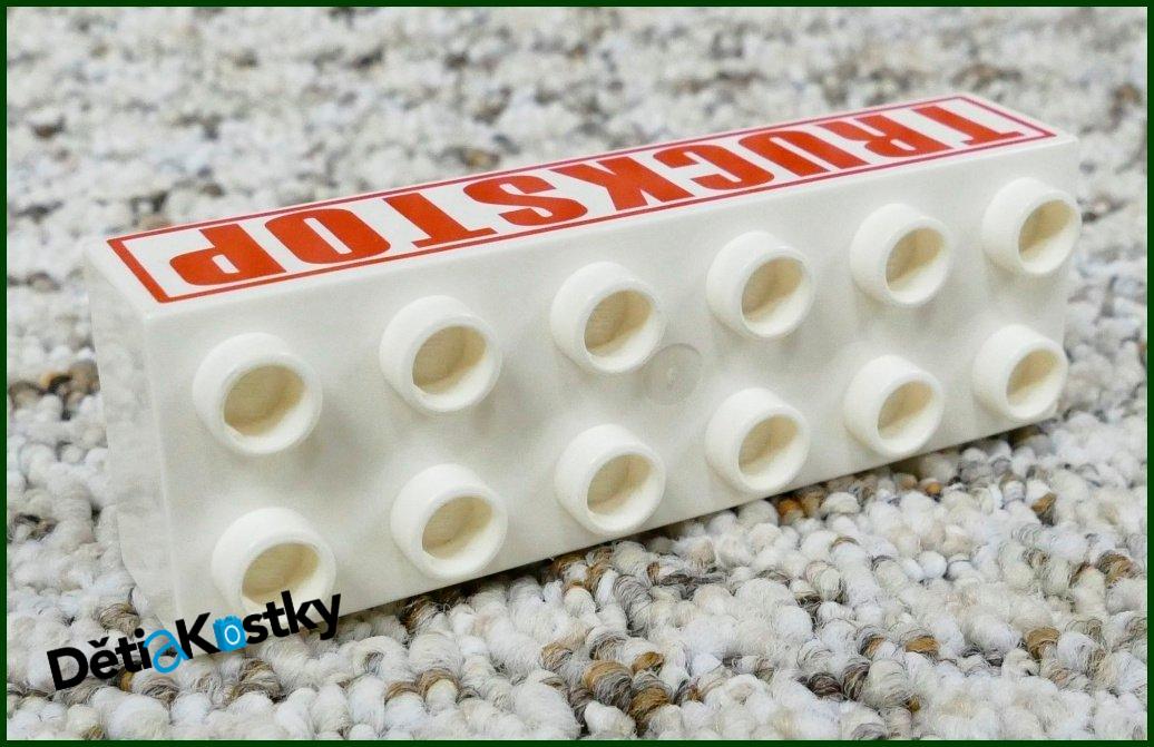 Lego® Duplo® Kostka 2x6 Nápis Truck Stop