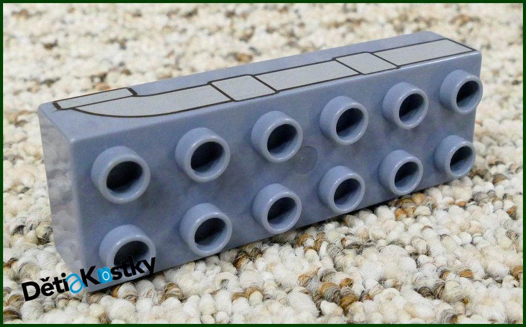 Lego® Duplo® Kostka 2x6 Obrázek s Potrubím