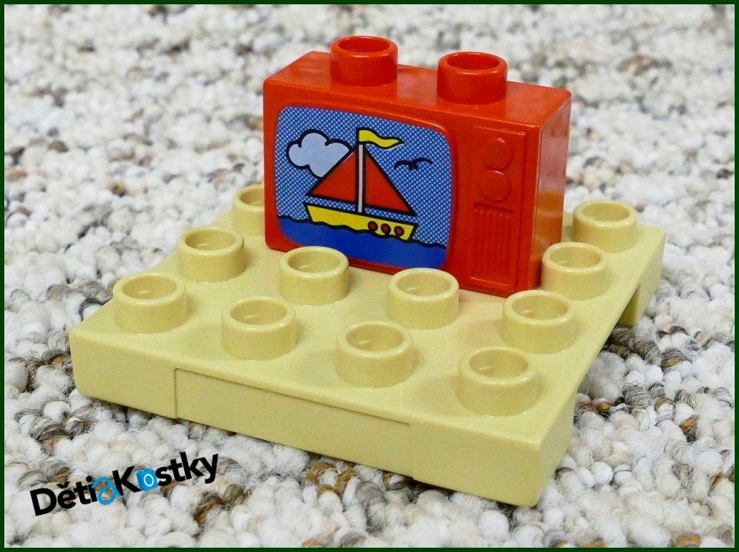 Lego® Duplo® Televizor Červený