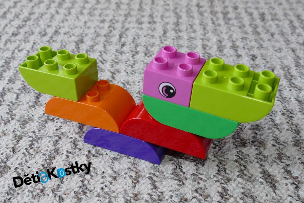 Lego® Duplo® Kostka 2x4 Zaoblená Invert - Zelená