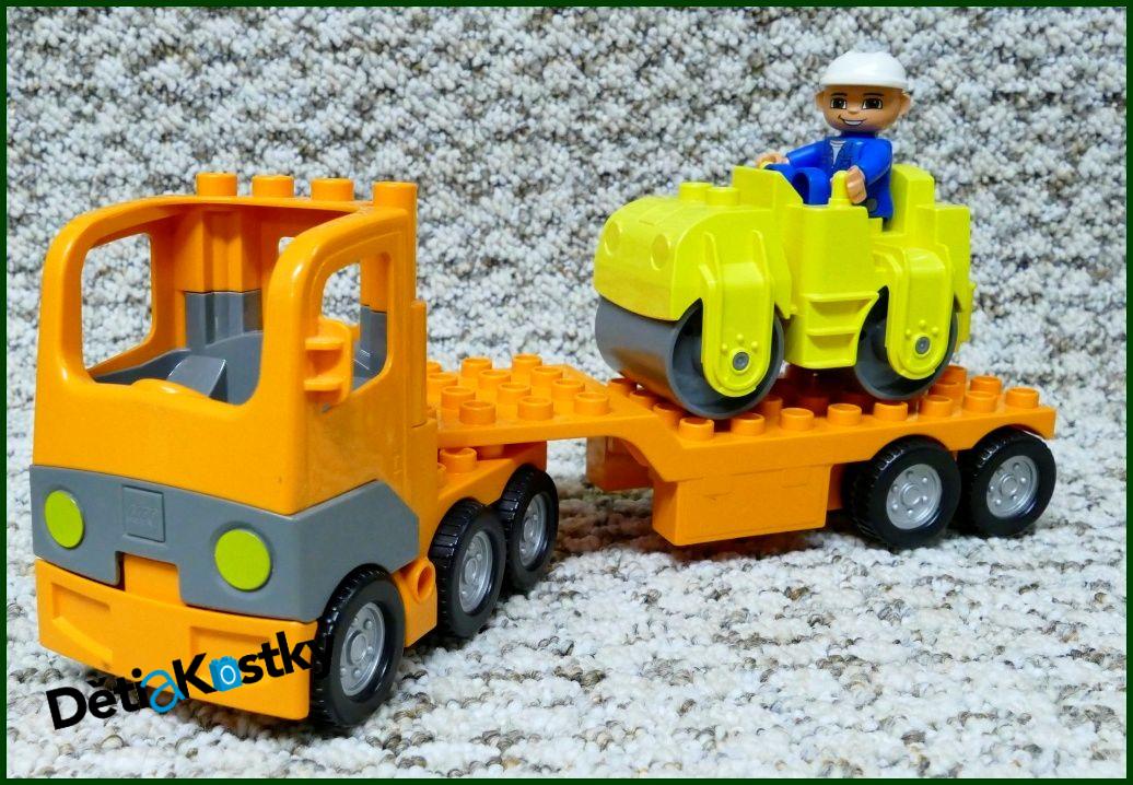 Lego® Duplo® Tahač Oranžový s Návěsem