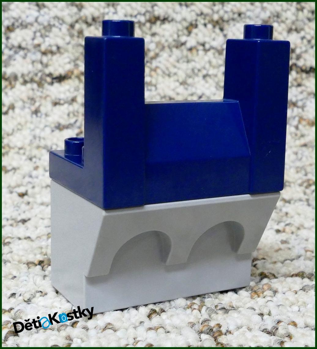 Lego® Duplo® Hradba Spodní Díl - Světle Šedá