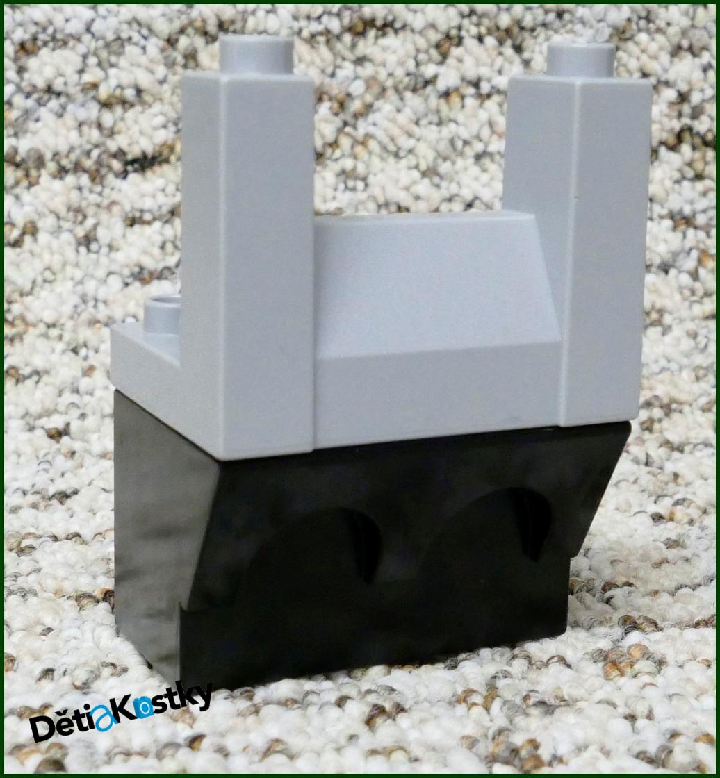 Lego® Duplo® Hradba Horní Díl - Světle Šedá