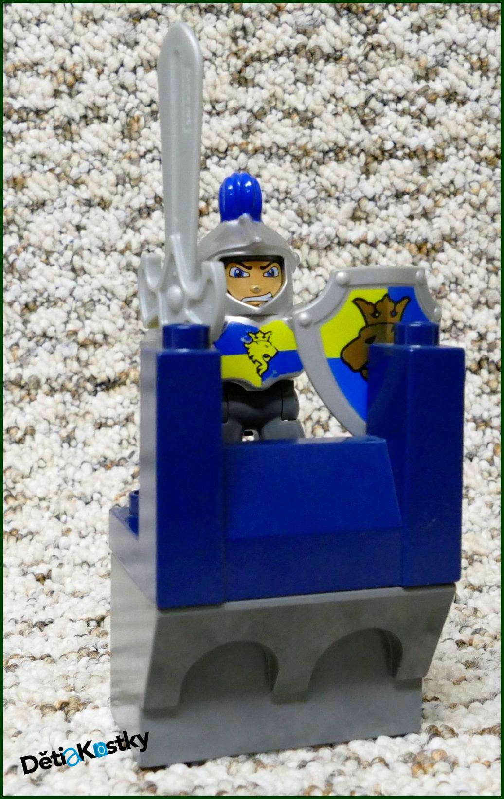 Lego® Duplo® Hradba Horní Díl - Tmavě Šedá