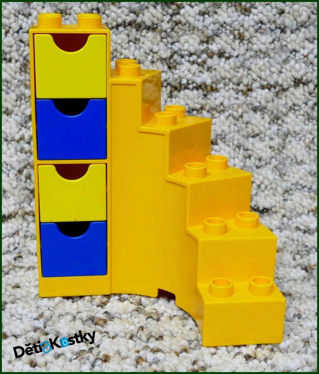Lego® Duplo® Schodiště Točité Oranžové