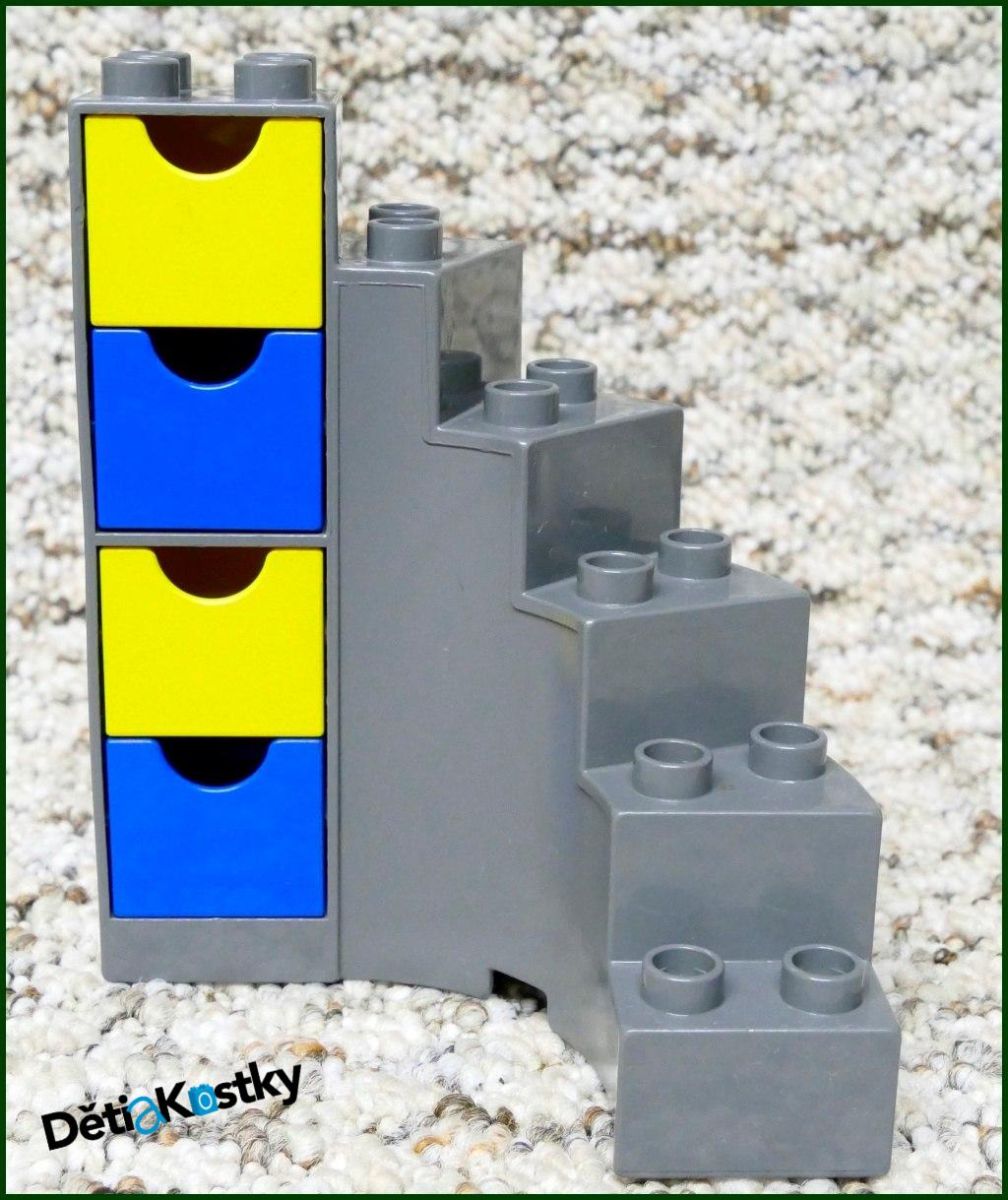 Lego® Duplo® Schodiště Točité Šedé
