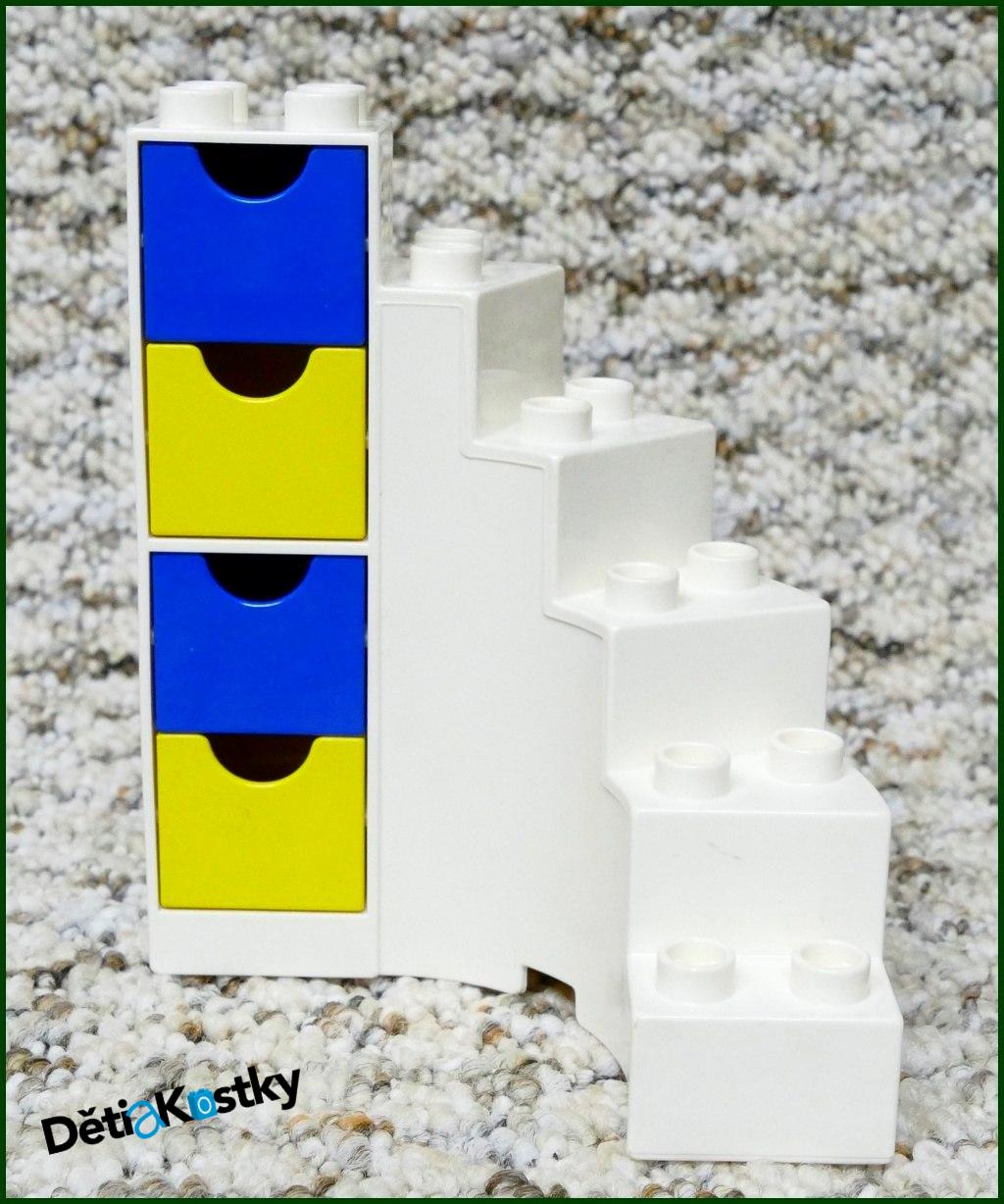 Lego® Duplo® Schodiště Točité Bílé