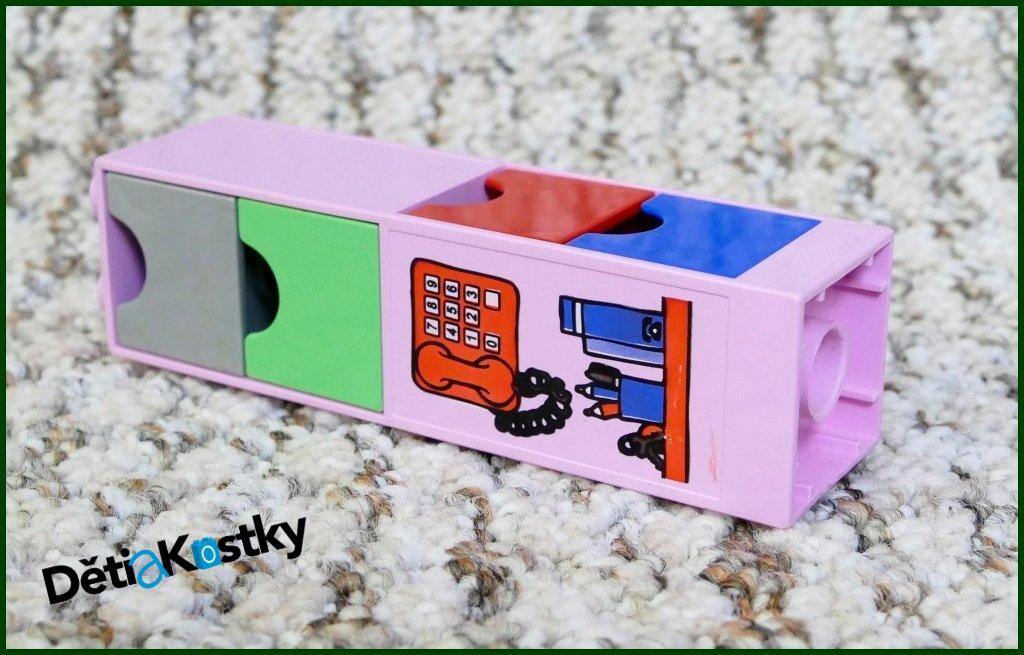 Lego® Duplo® Skříňka Vysoká Růžová - Obrázek Telefon
