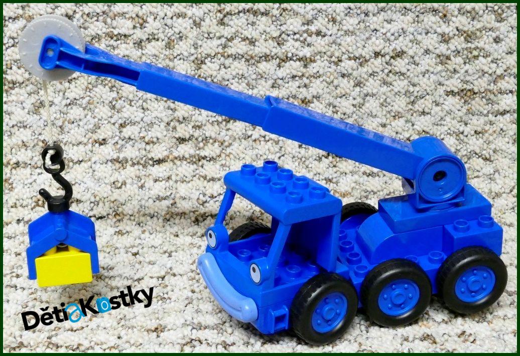 Lego® Duplo® Bořek Stavitel - Lůďa s Hákem (+Modrá/Šedá Kostka)