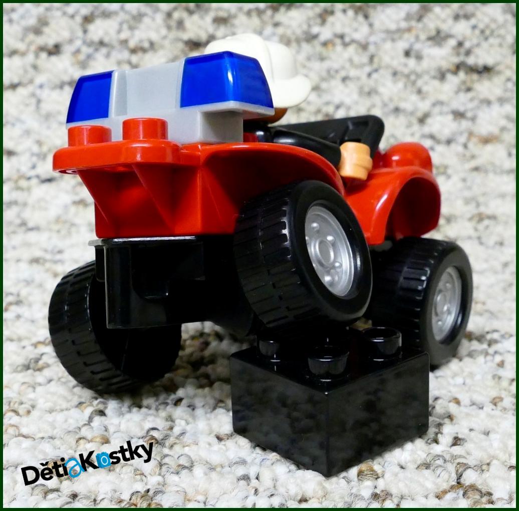 Lego® Duplo® Terénní Čtyřkolka - Hasič s Vousy