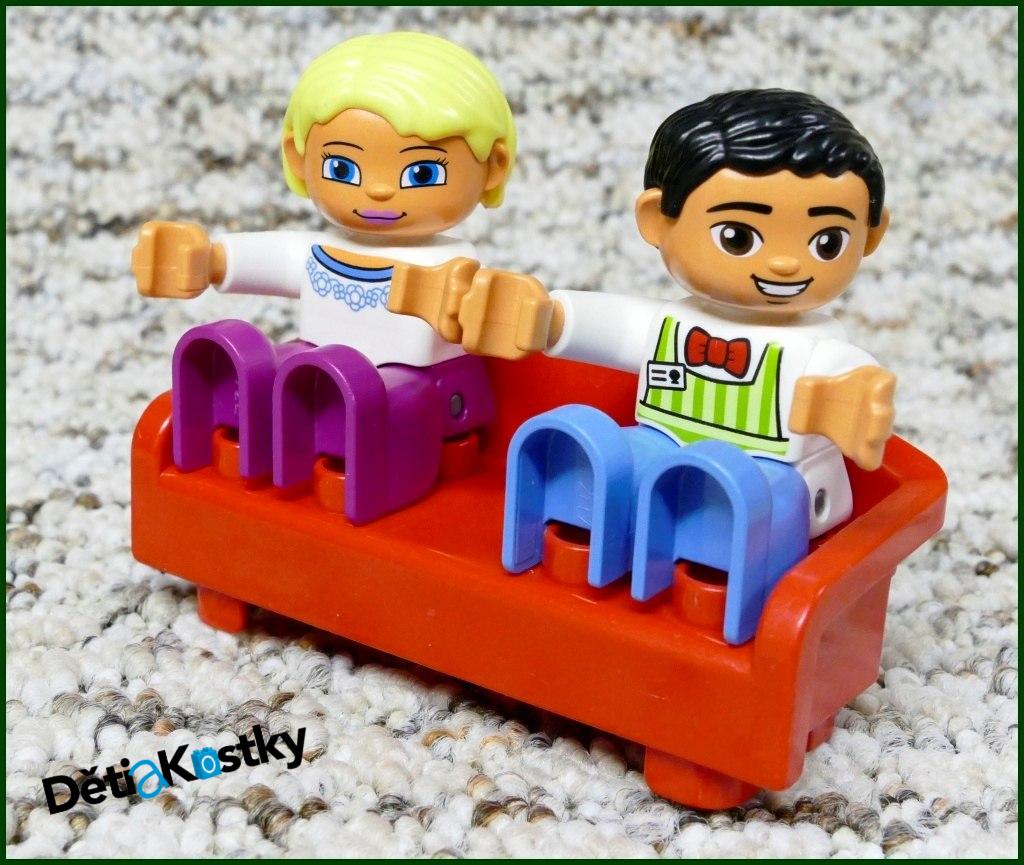Lego® Duplo® Sedačka Dvojitá Červená