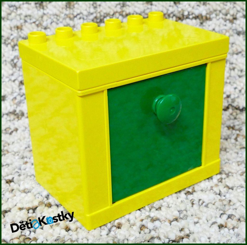 Lego® Duplo® Dolls Skříňka Žlutá/Žlutá Deska/Zelené Dvířka