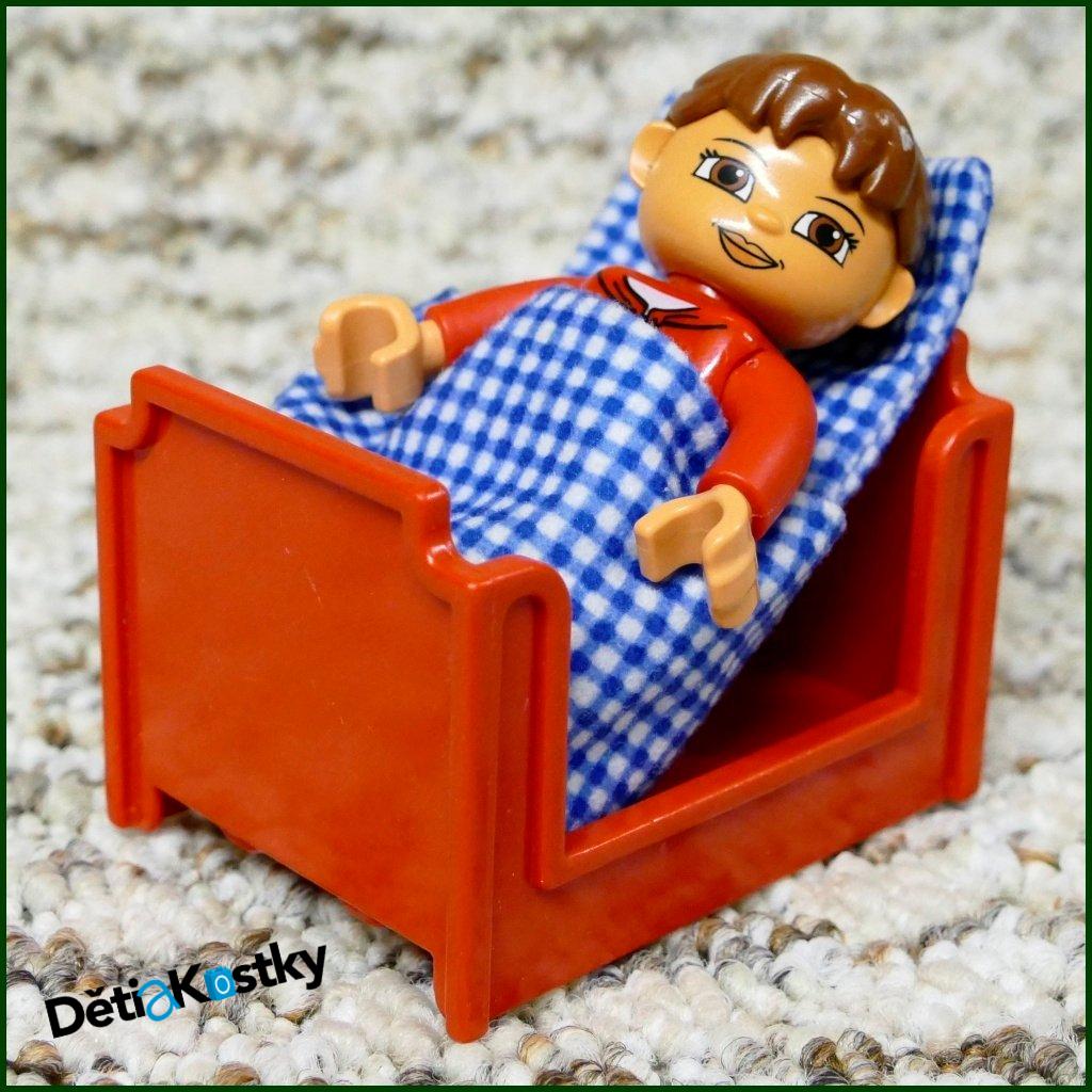 Lego® Duplo® Postýlka Červená Vysoká