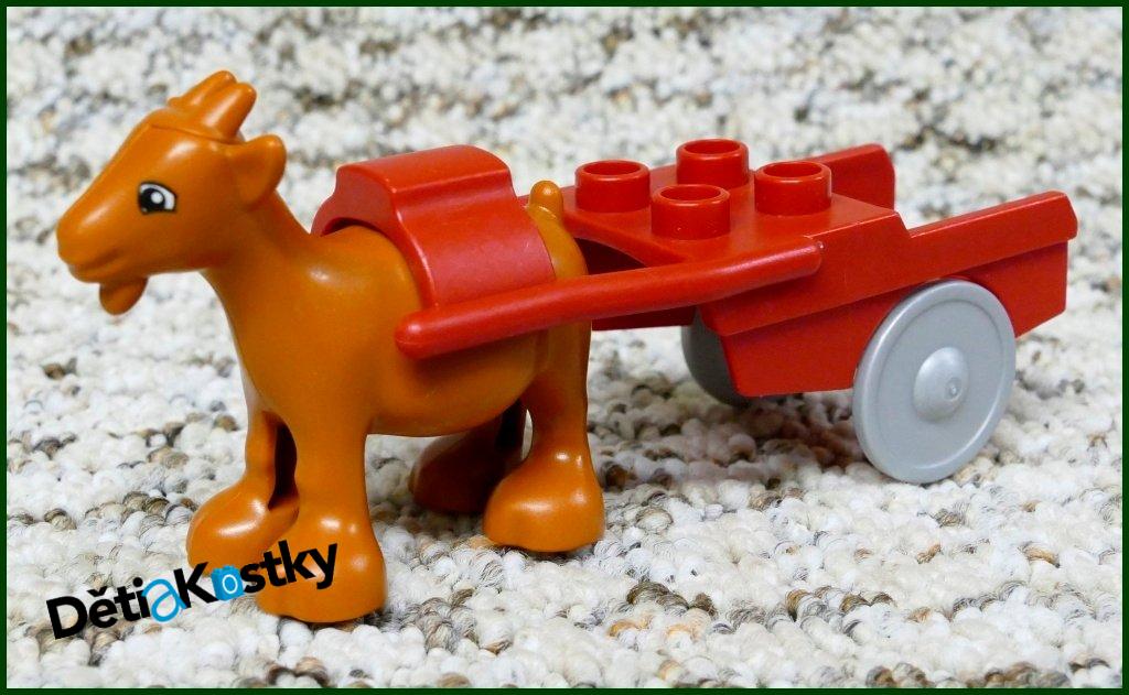 Lego® Duplo® Vozík pro Zvířátka Červený
