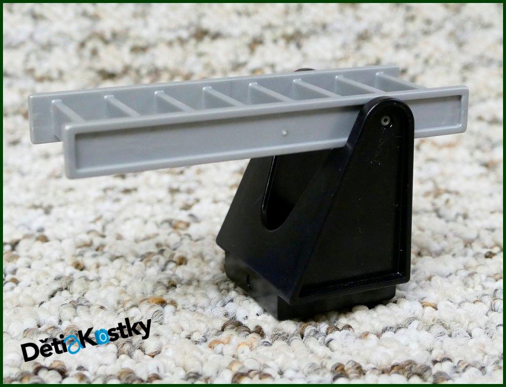Lego® Duplo® Žebřík Šedý s Černým Podstavcem