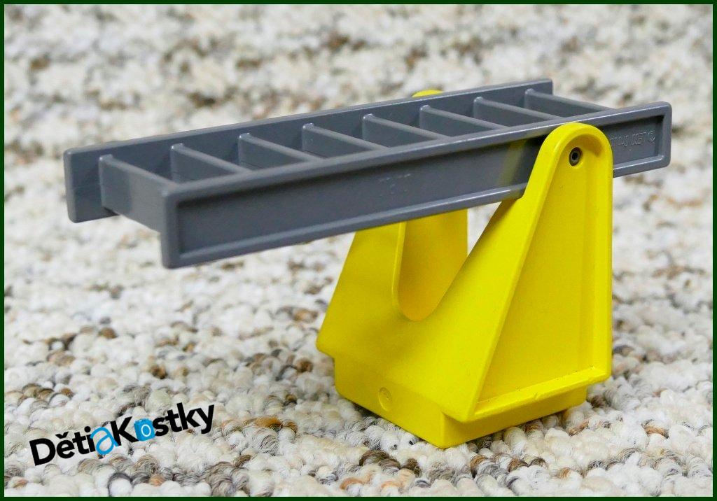Lego® Duplo® Žebřík Šedý se Žlutým Podstavcem