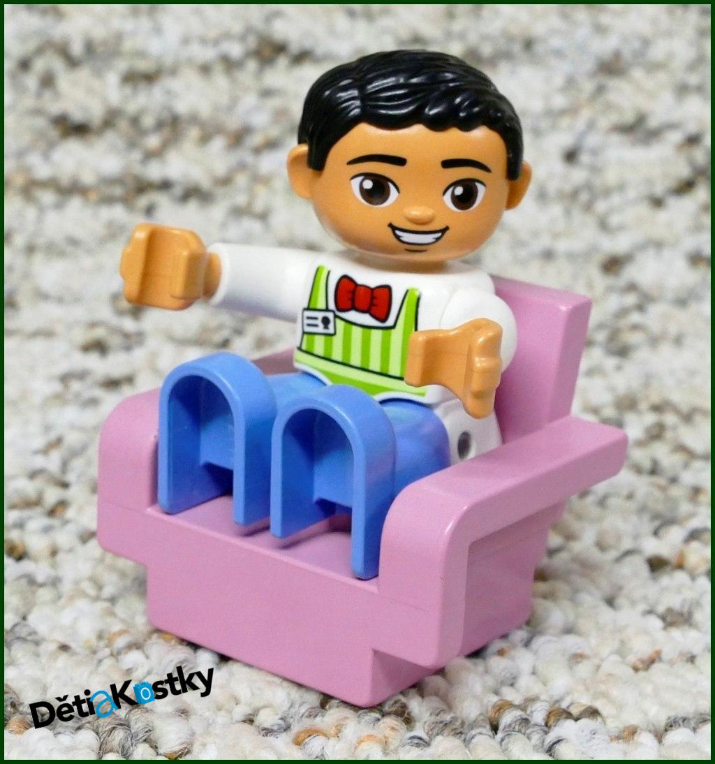 Lego® Duplo® Křeslo Růžové Hranaté