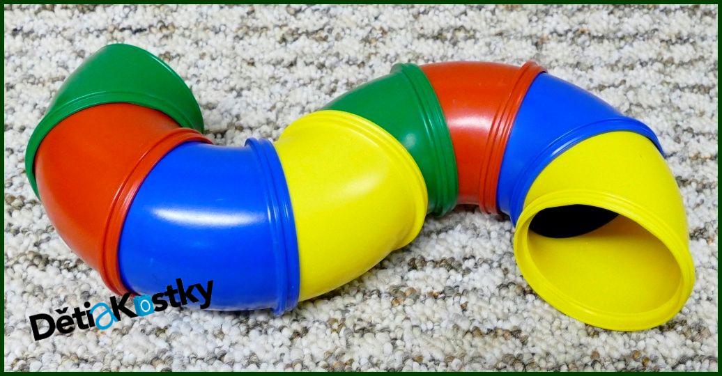 Lego® Duplo® Potrubí 45° Červená