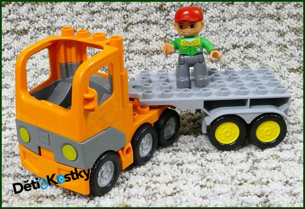 Lego® Duplo® Tahač Oranžový/Oranžový Podvozek