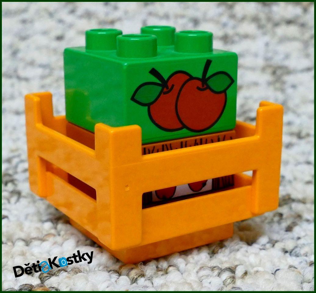 Lego® Duplo® Kostka Zelená 2x2 Jablíčka