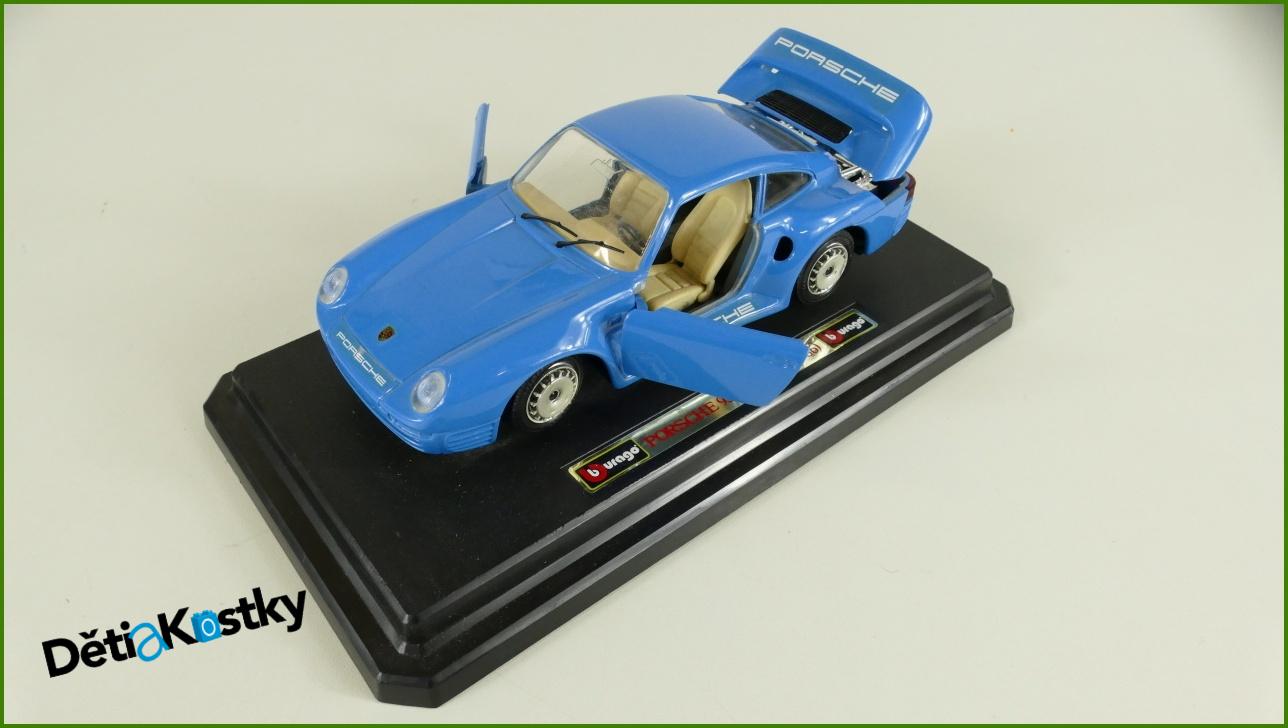 Model Auta Bburago 1:24 - Porsche 959 Turbo s Podstavcem
