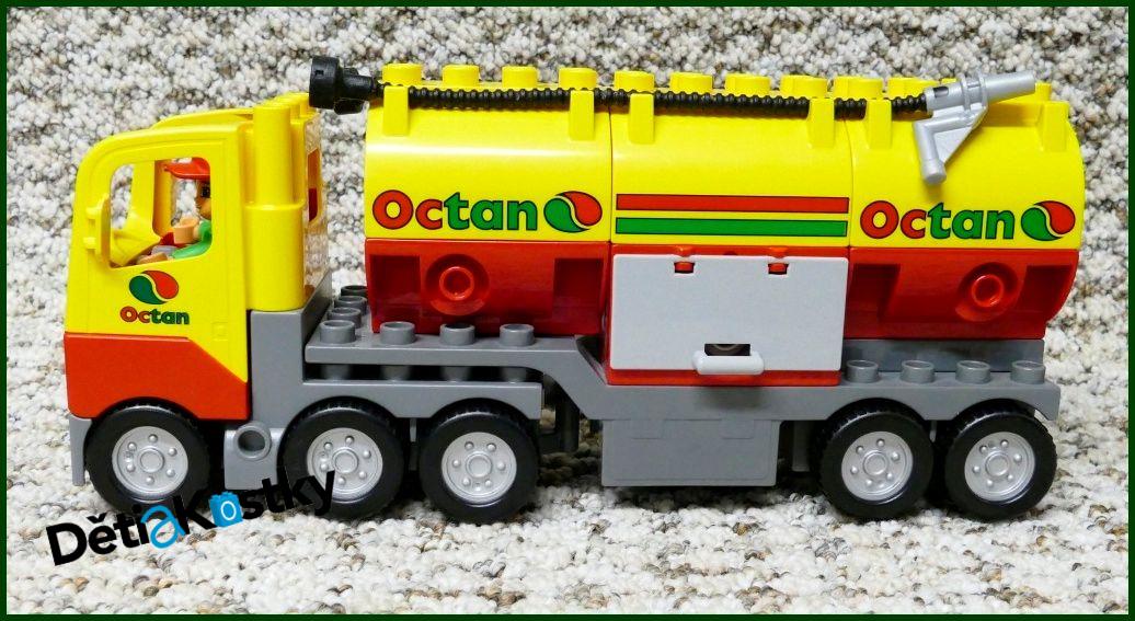 Lego® Duplo® Nákladní Auto - Cisterna Octan s Panelem Motoru