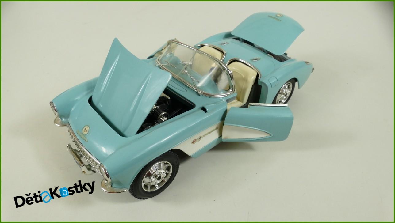 Kovový Model Bburago 1:18 - Chevrolet Corvette - (1957) - Viz Popis