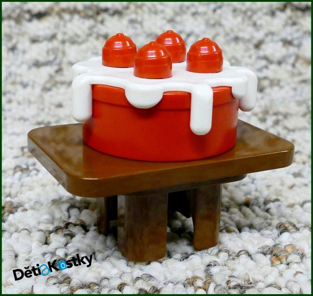 Lego® Duplo® Dort se Svíčkami Červený