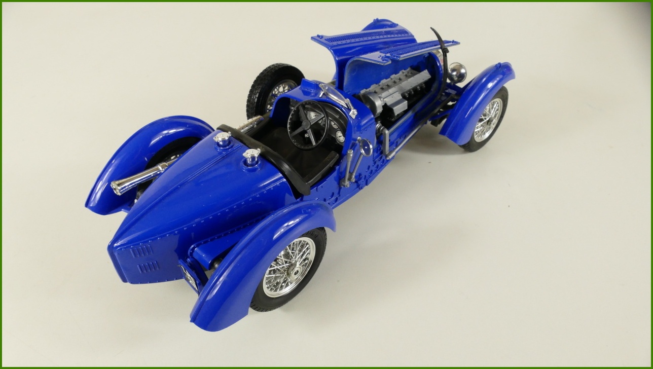 Kovový Model Bburago 1:18 - Bugatti Type 59 (1934) s Krabicí