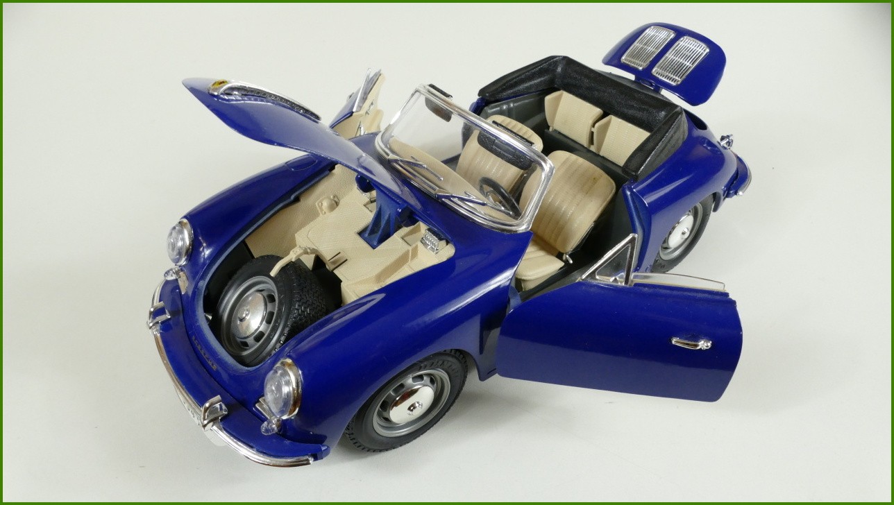 Kovový Model Bburago 1:18 - Porsche 356 B (1961)