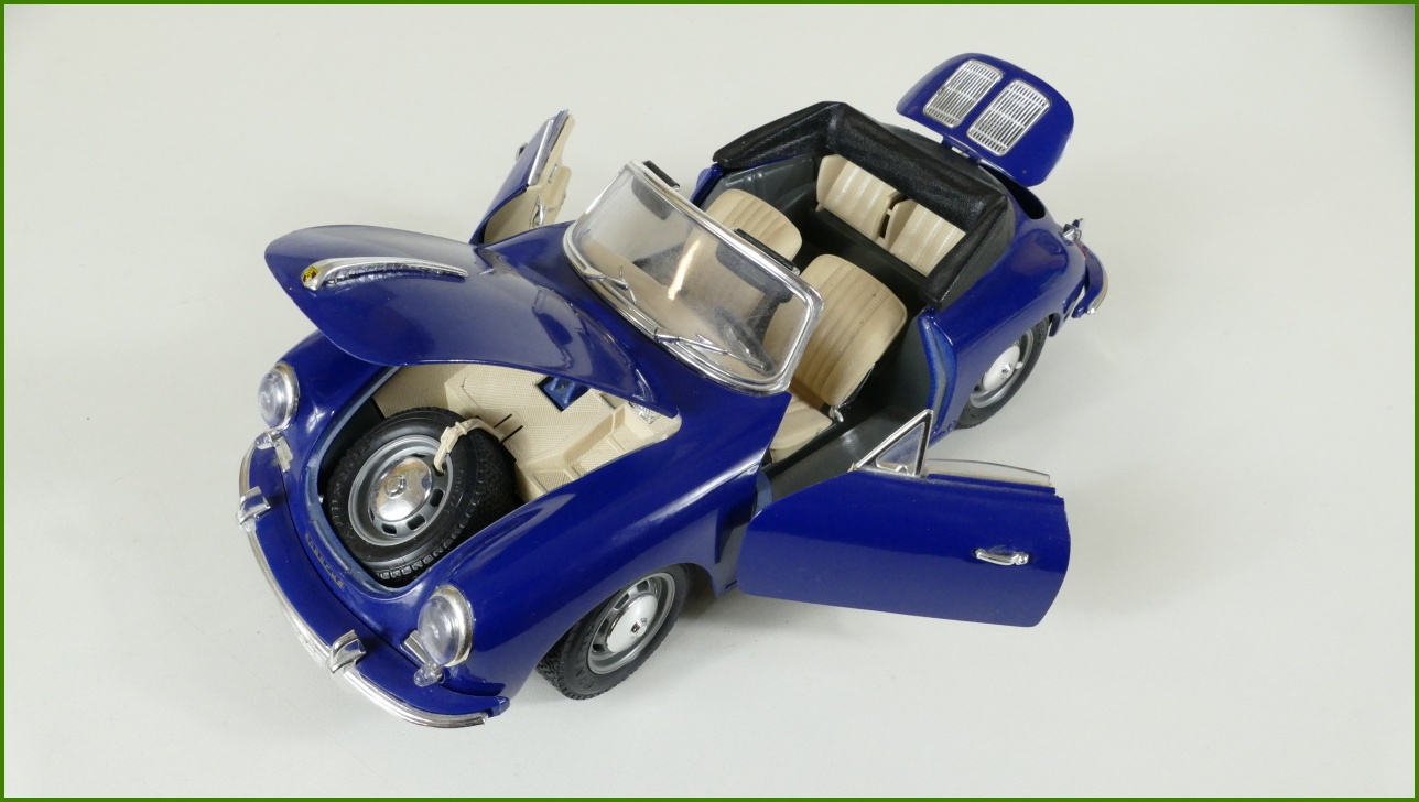 Kovový Model Bburago 1:18 - Porsche 356 B (1961)
