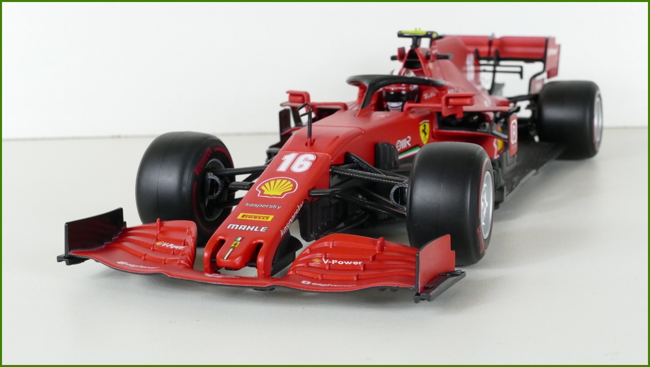 Model Formule Bburago 1:18 - F1 SF1000 - Charles Leclerc (Austrian GP 2020) s Krabicí - Viz Popis