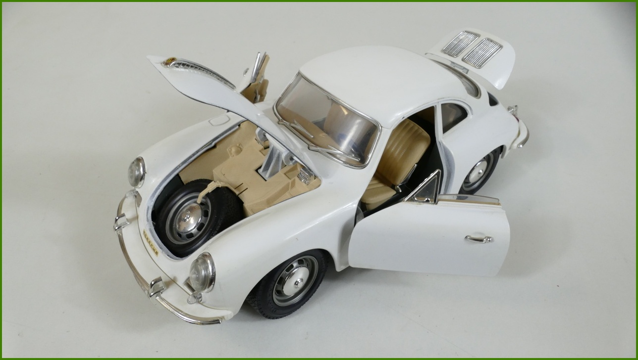 Kovový Model Bburago 1:18 - Porsche 356 B (1961)