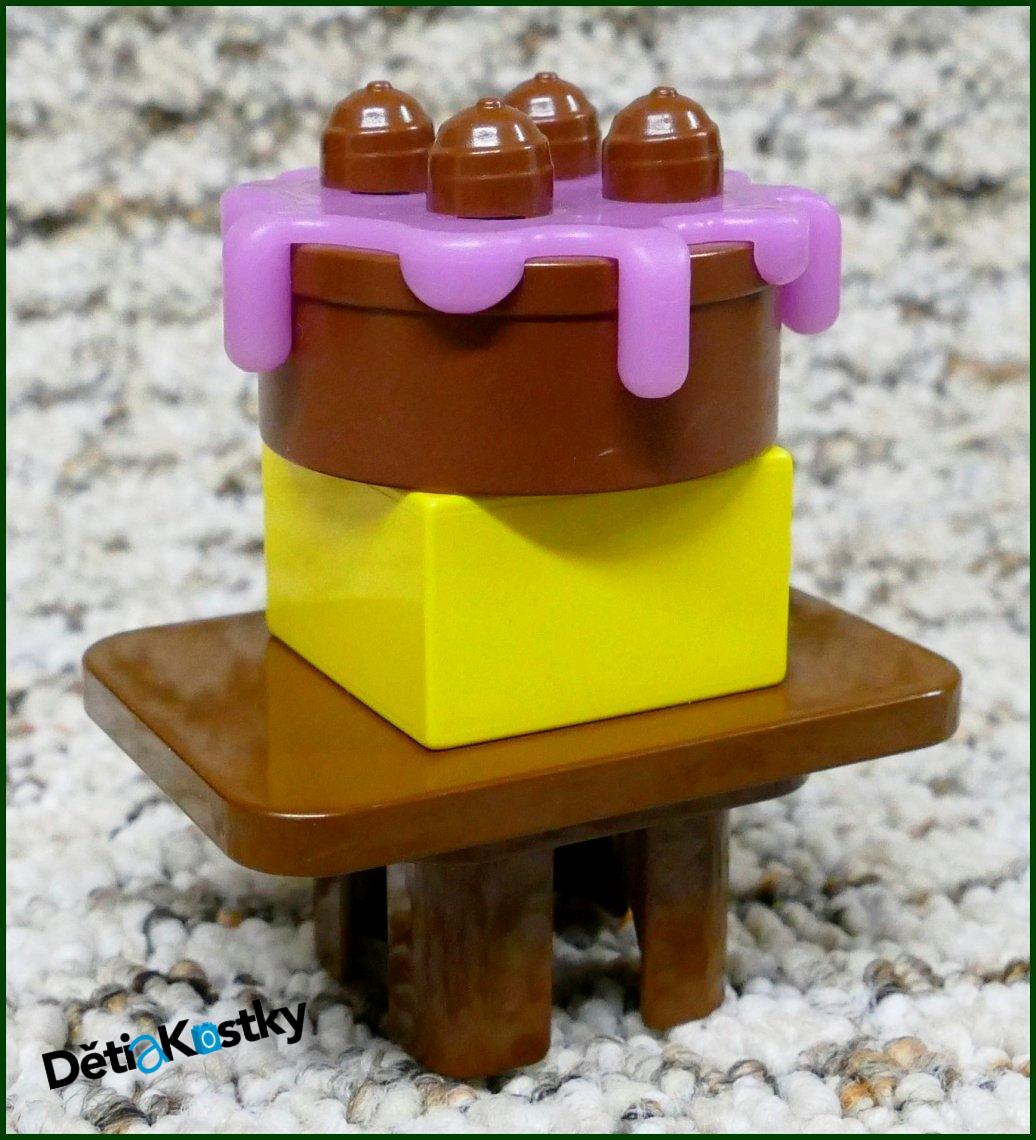 Lego® Duplo® Dort se Svíčkami Hnědý