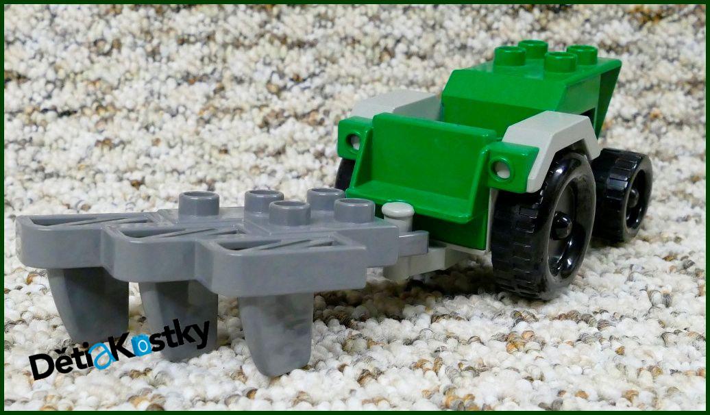 Lego® Duplo® Traktor Malý - Tmavě Zelený