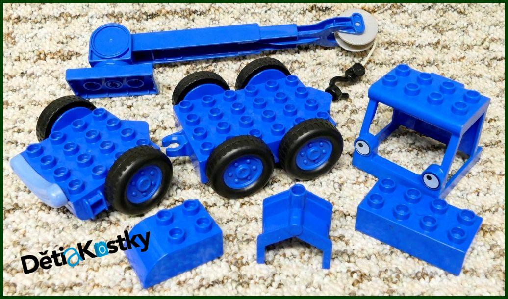 Lego® Duplo® Bořek Stavitel - Lůďa s Hákem (+Modrá/Šedá Kostka)