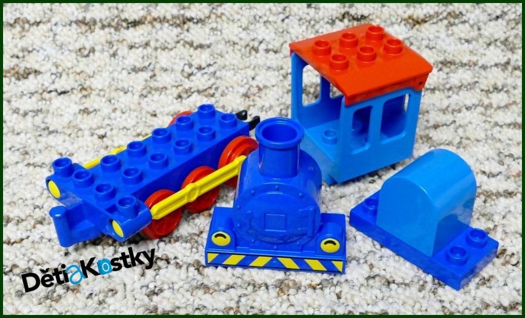Lego® Duplo® Mašinka Parní Modrá s Kabinkou