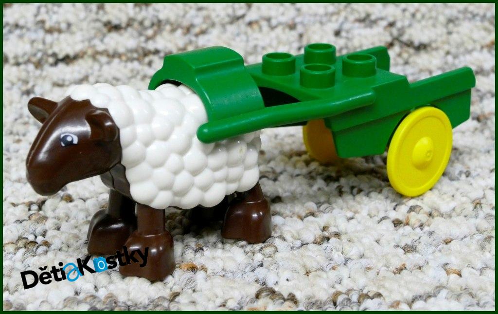 Lego® Duplo® Vozík pro Zvířátka Zelený