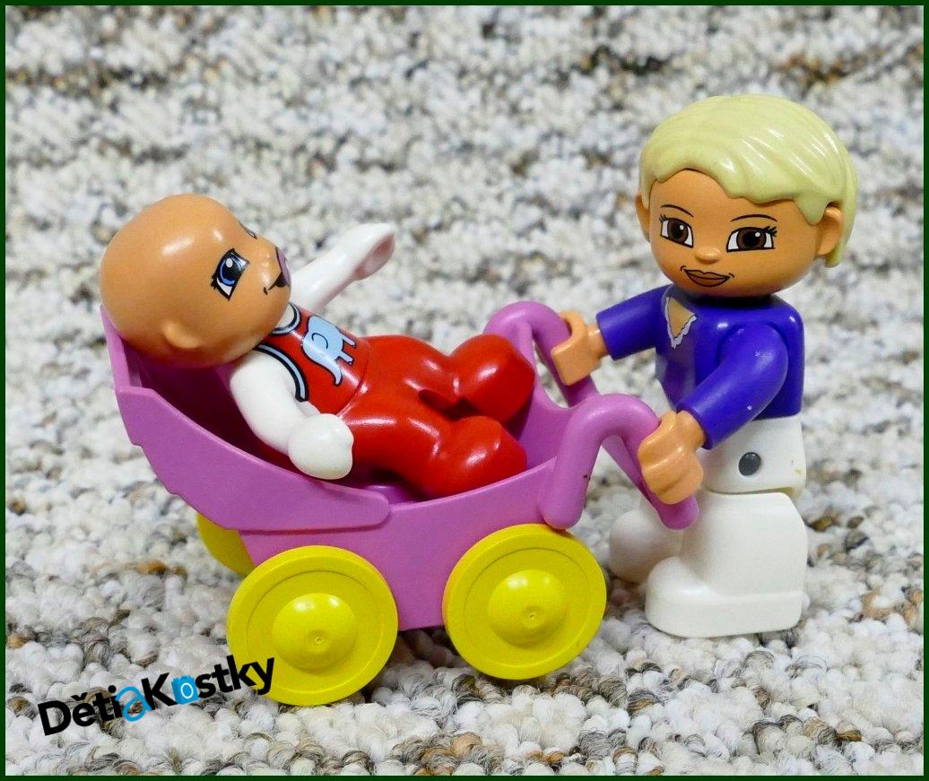 Lego® Duplo® Kočárek Růžový