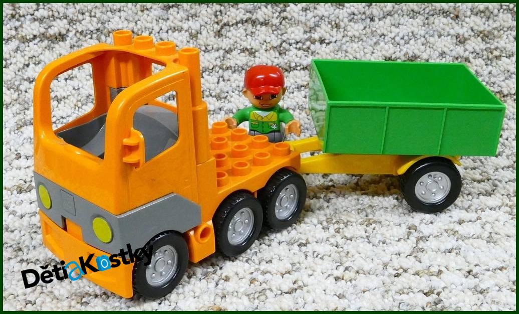 Lego® Duplo® Tahač Oranžový/Oranžový Podvozek