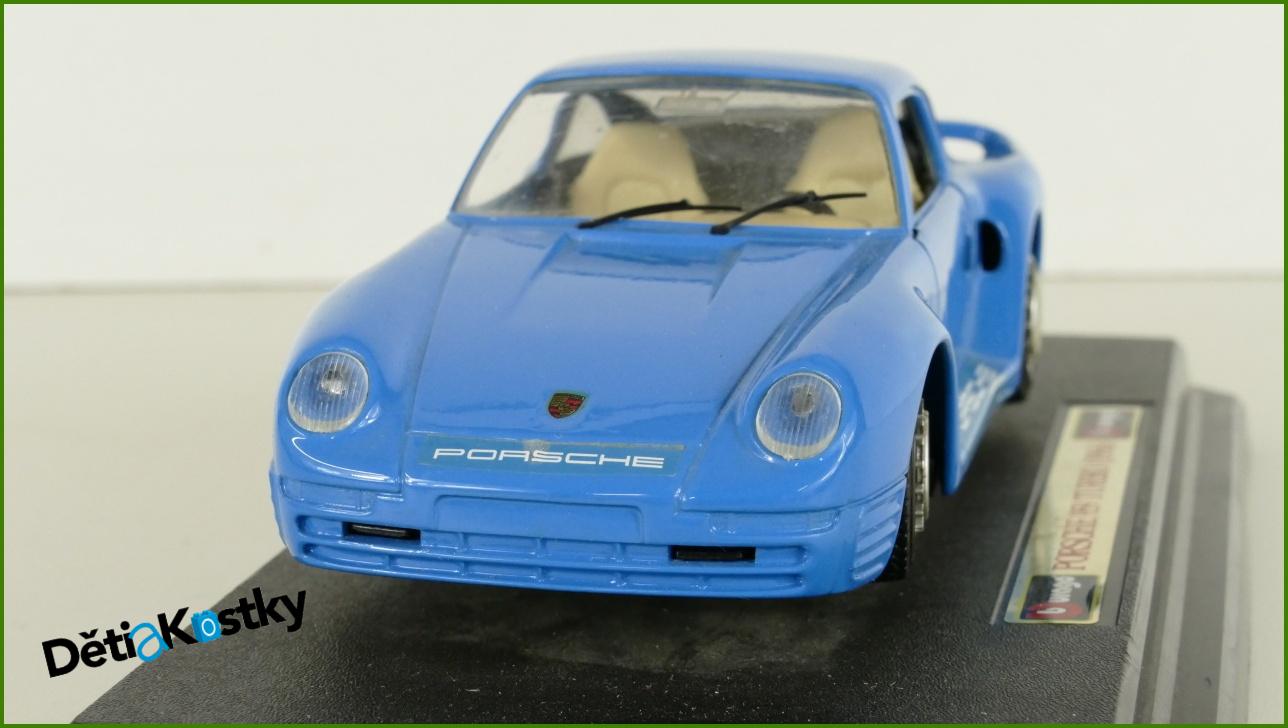 Model Auta Bburago 1:24 - Porsche 959 Turbo s Podstavcem