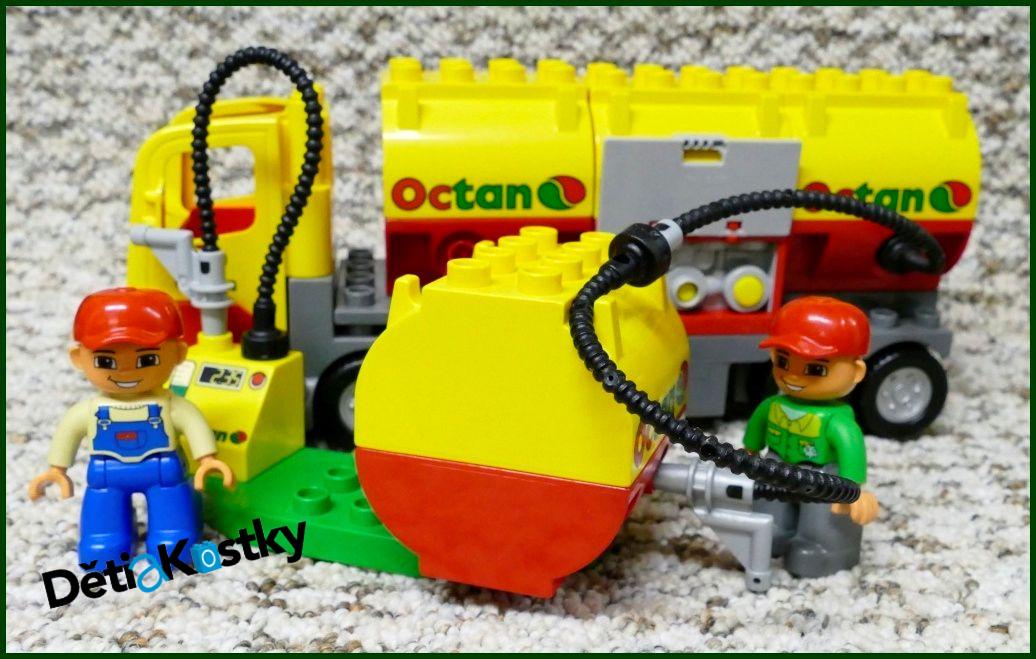 Lego® Duplo® Nákladní Auto - Cisterna Octan s Panelem Motoru