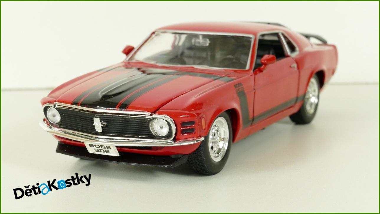 Model Auta Welly 1:25 - 1970 Ford Mustang s Krabicí